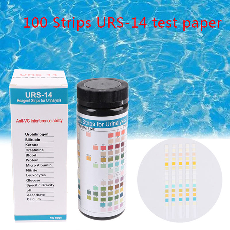 Urinalysis Reagent Strip - 純粋なストロークテストストリップ、長さのテストストリップ、URS-14、100ストリップ