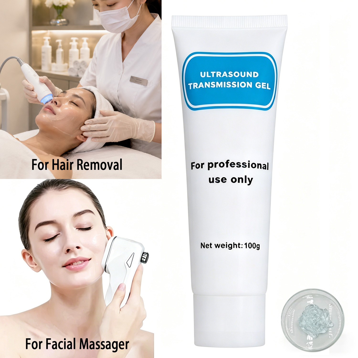 Medical Gel Ultrasound - レーザー脱毛用潤滑剤 カップリングジェル 超音波医療用カップリング剤 胎児心拍数測定用妊娠B超