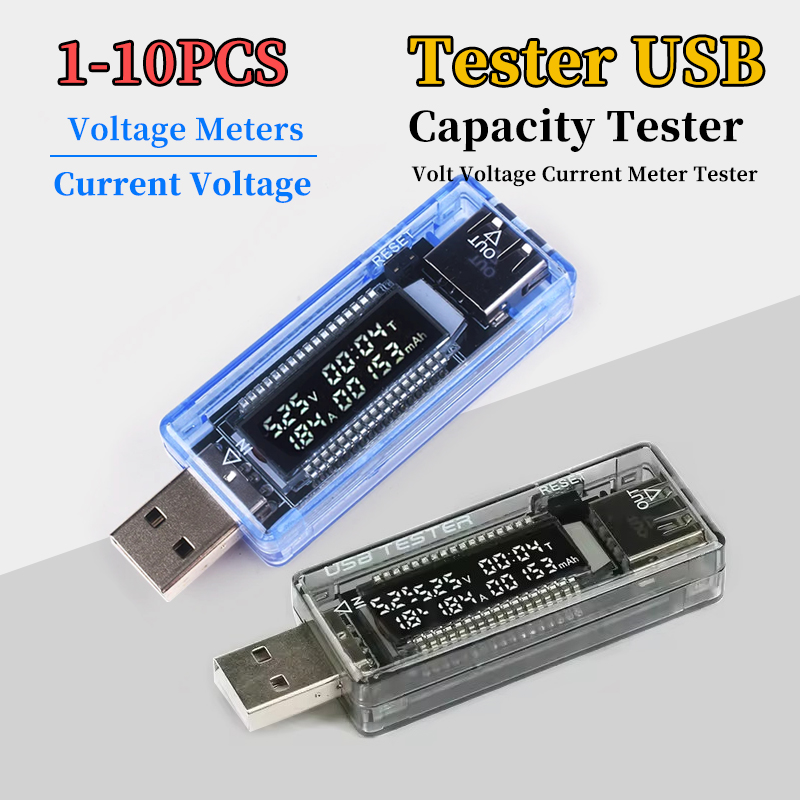 1/5/10個入り USB電圧計 電流電圧容量 バッテリーテ - Medical Lab Test のレビューと価格