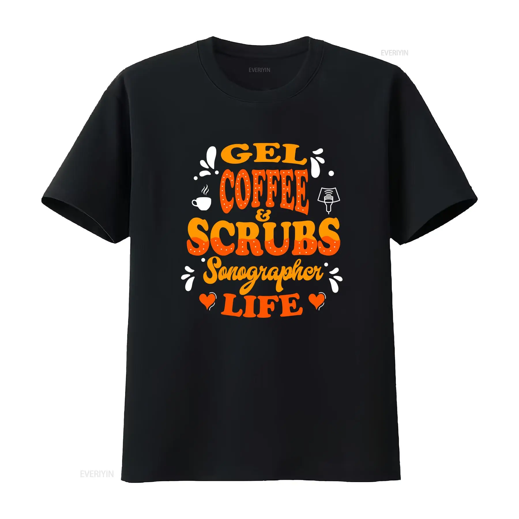 ジェルコーヒー スクラブ ソノグラファー ライフ Tシャツ  - Medical Gel Ultrasound のレビューと価格