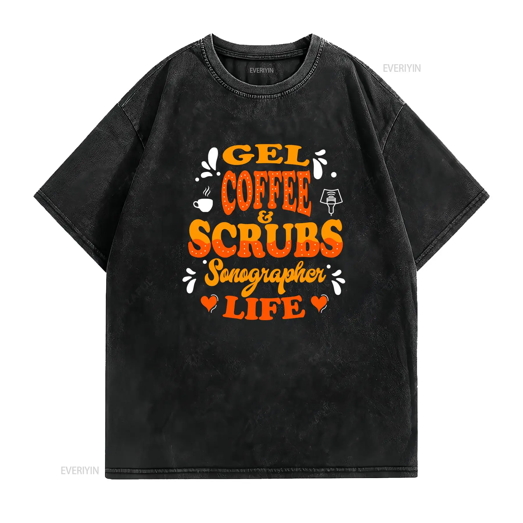 ジェルコーヒー スクラブ ソノグラファー ライフ Tシャツ  - Medical Gel Ultrasound のレビューと価格