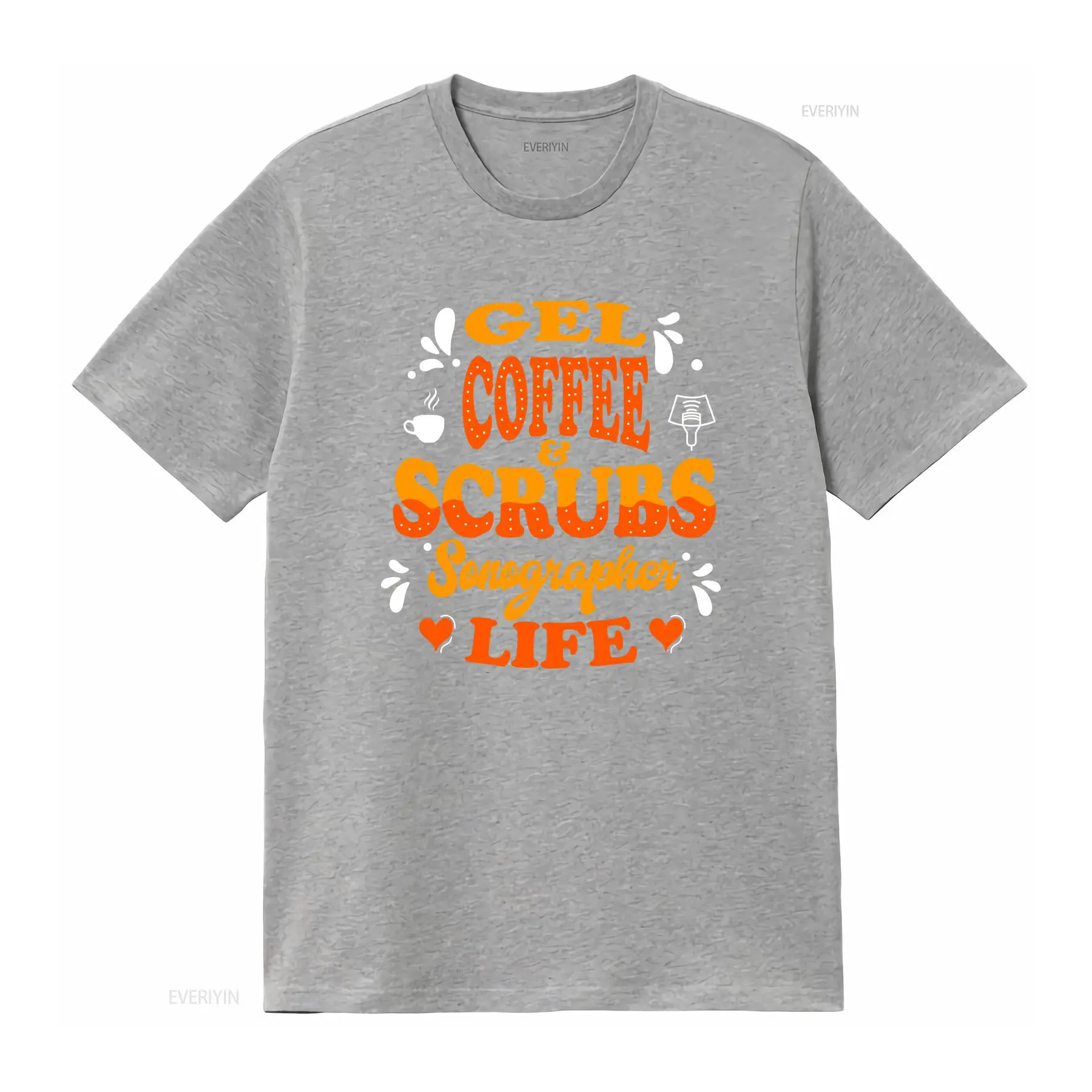 ジェルコーヒー スクラブ ソノグラファー ライフ Tシャツ  - Medical Gel Ultrasound のレビューと価格